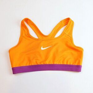 Nike Dri-Fit Sports Bra Racerback Orange Purple - Medium
